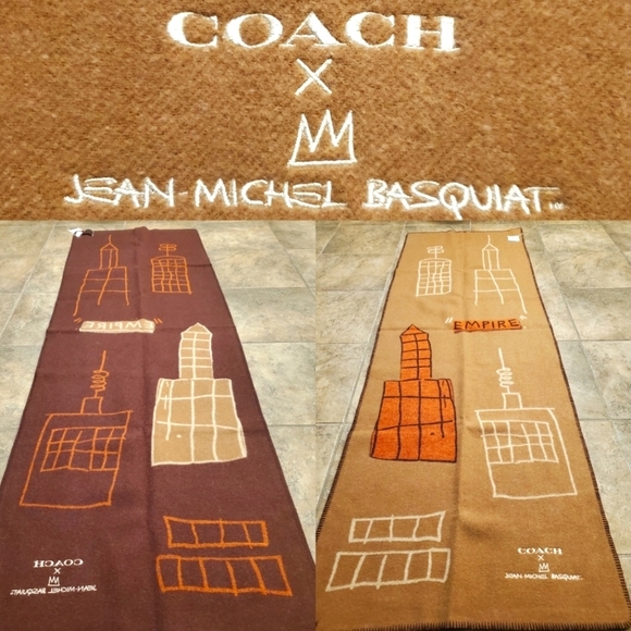 Coach X Jean Michel Basquiat Oversized Scarf